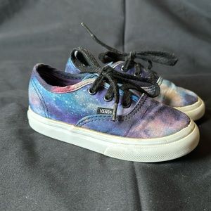 Vans authentic galaxy toddler size 7